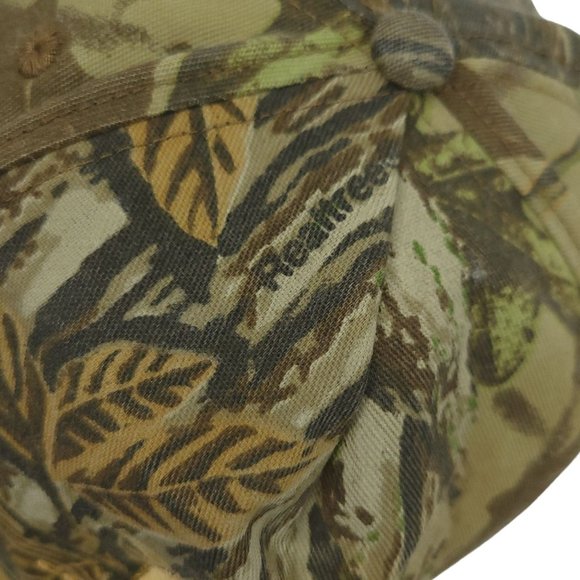 Vintage Realtree Camo Snapback Cap Trucker Hunter Baseball Hat USA Made - Picture 9 of 14